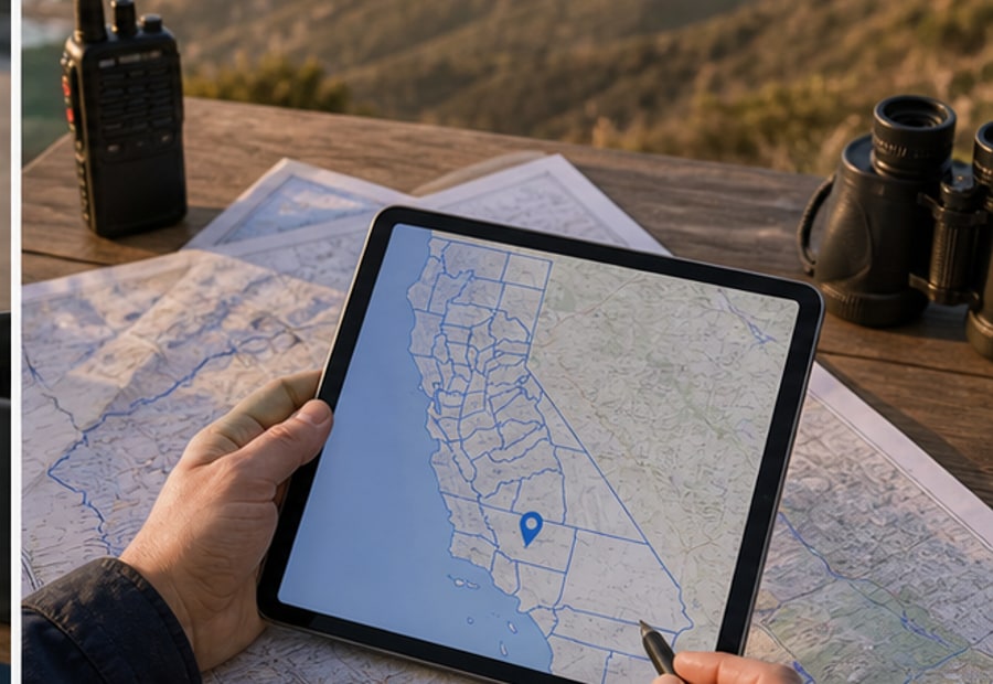 county finder California county map verification