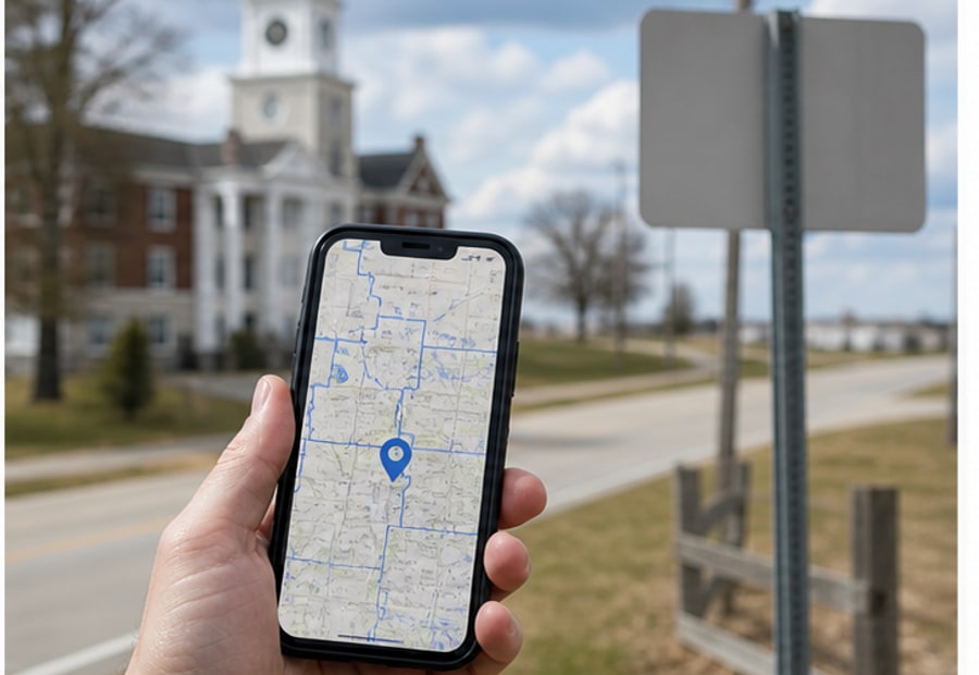 interactive county map for county line research