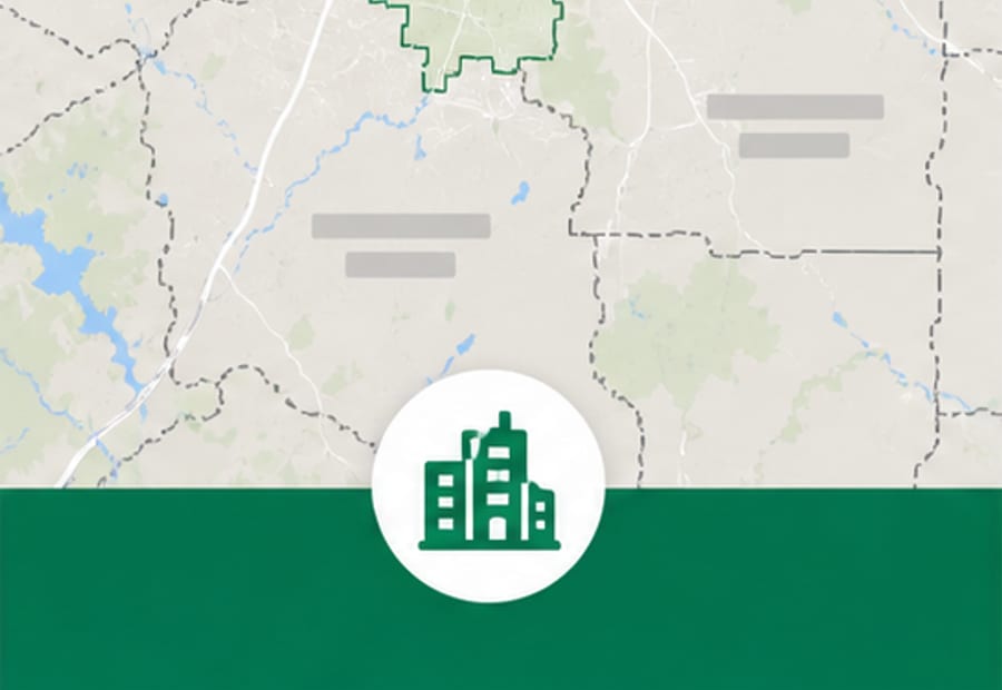 flux carte et adresse avec contexte de comté